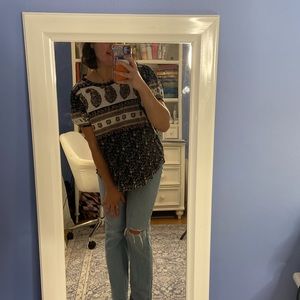 Free People Paisley Top